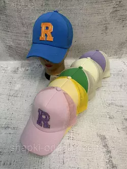 Подростковая кепка "R" с сеткой Оптом