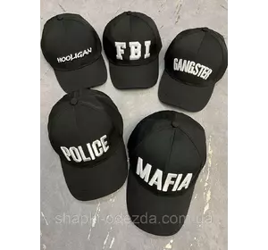Кепки оптом от производителя FBI, Police, Mafia