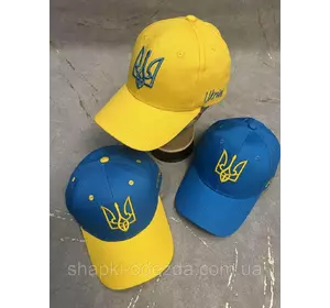 ????????Патриотичная кепка с гербом Украины