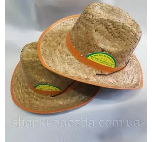 Шляпа Мужская Ковбойская соломеная