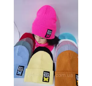 М 93054. Комплект зима-осень для девочки шапка и снуд , разные цвета (3-12 лет)